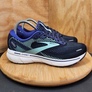 Brooks Ghost 14 Womens Running Shoes Sneakers Size 8 Wide